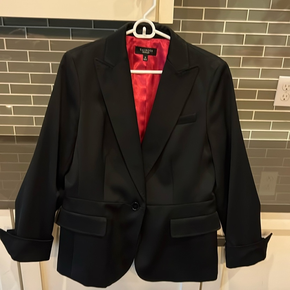 Talbots black blazer, size 10